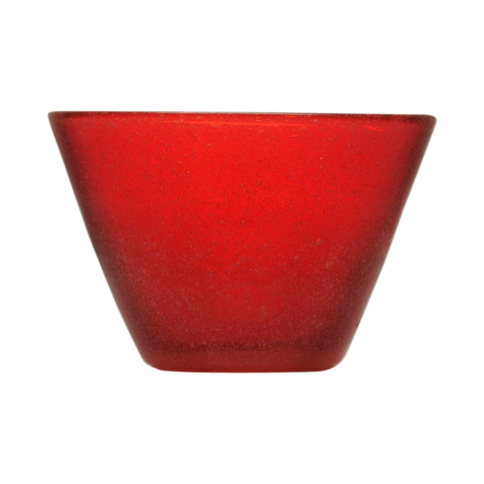 Bowl in Vetro Rosso
