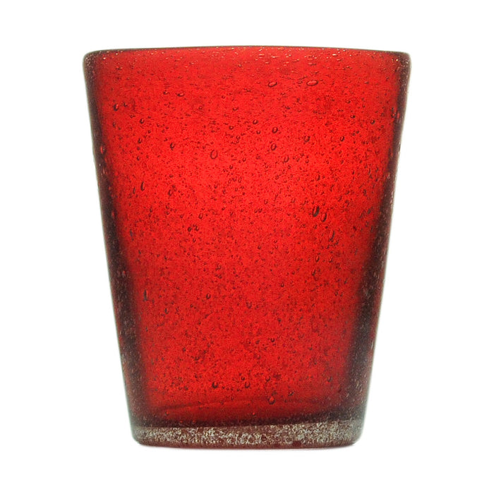 Bicchiere in Vetro Rosso