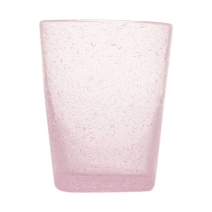 Bicchiere in Vetro Rosa