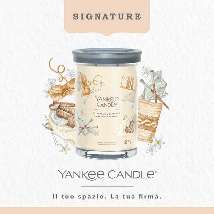 Yankee Candle Tumbler Grande Soft Wool & Amber