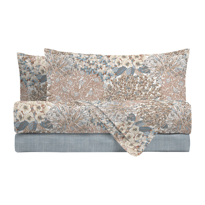 Completo Letto Matrimoniale Danielle Grigio/Cacao