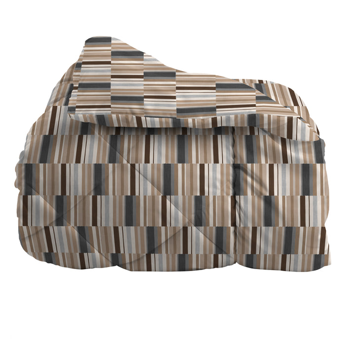 Trapunta Invernale Matrimoniale Nelson Grigio/Beige