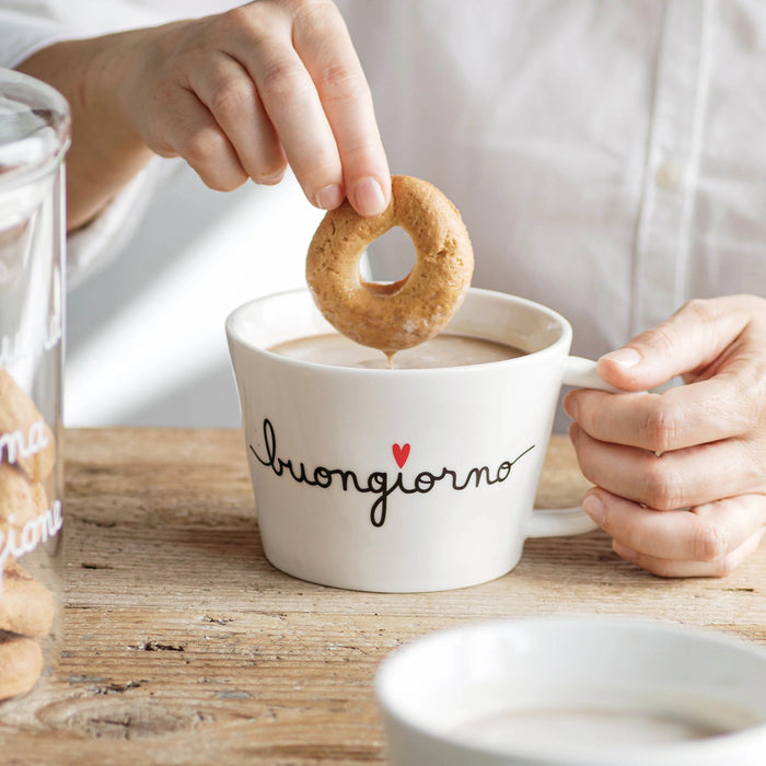 Set 2 Tazze Colazione "Buongiorno"