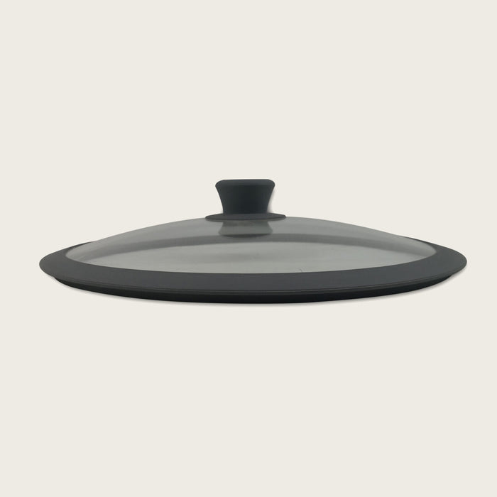 Coperchio in Vetro e con Bordo in Silicone Nero - 6 Misure