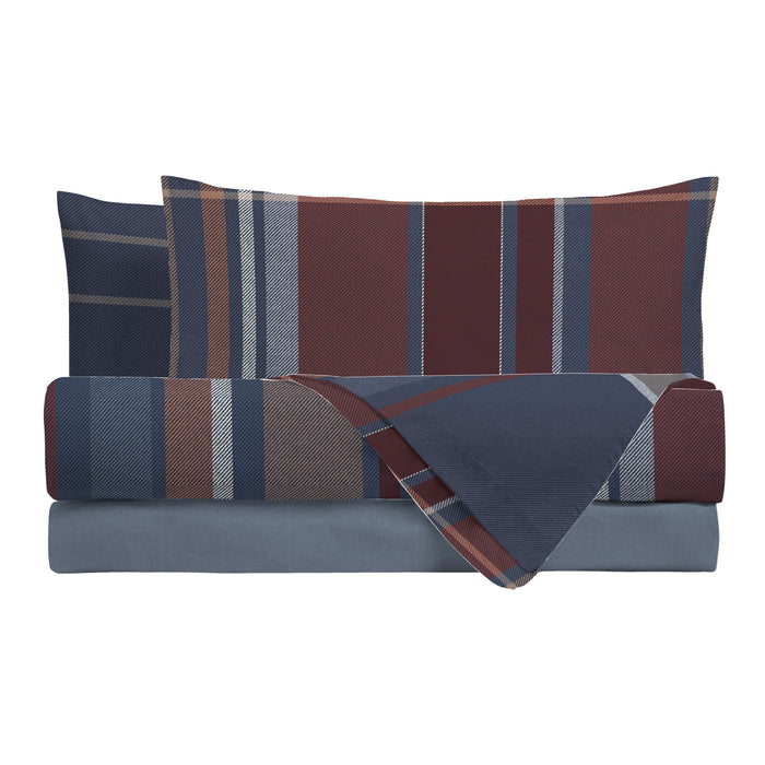 Completo Letto Matrimoniale Clinton Blu