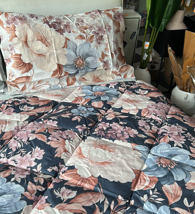 Trapunta Sonya Blu Matrimoniale