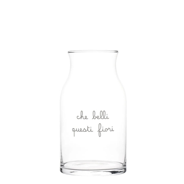 Vaso " Che Belli Questi Fiori" D. 15cm H. 27cm