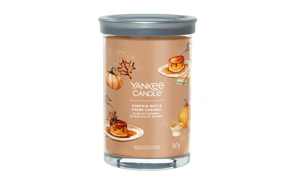 Yankee Candle Tumbler Grande Pumpkin Maple Crème Caramel