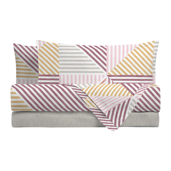 Completo Letto Matrimoniale Ramsey Rosa