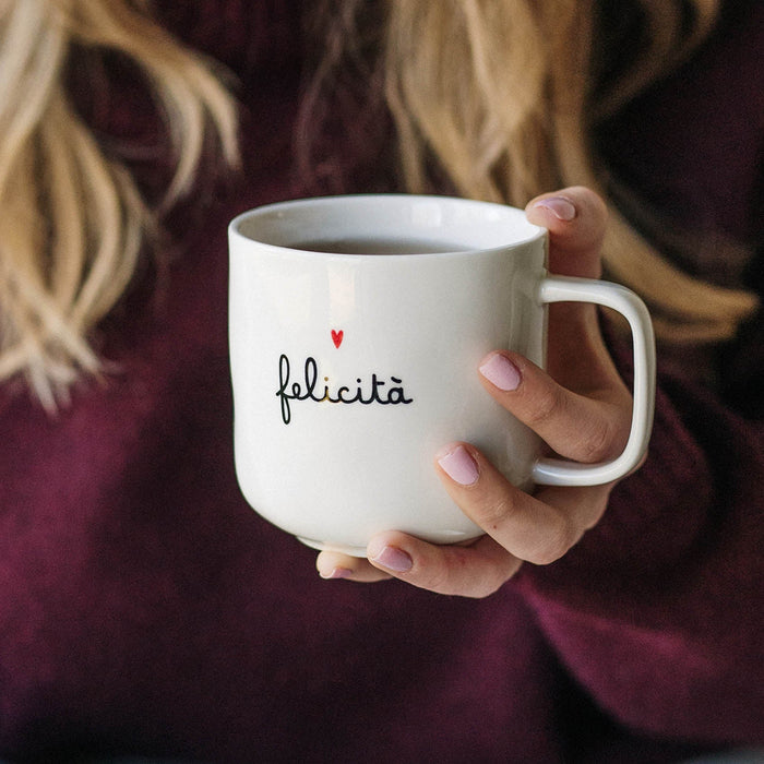 Mug in Gres "Felicità"