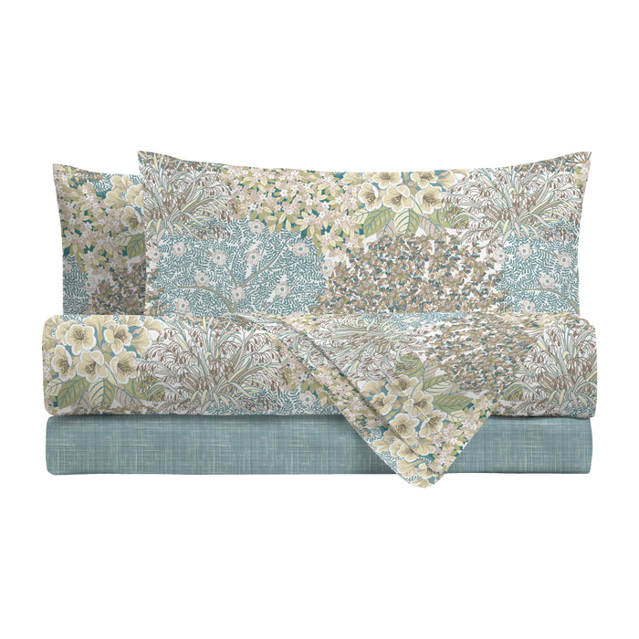 Completo Letto Matrimoniale Danielle Azzurro