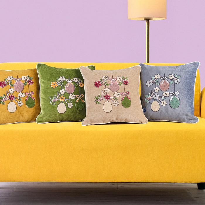 Cuscino in Ciniglia 45x45cm Uovo