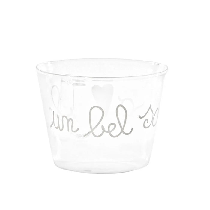 Set 2 Tazze 480ml Colazione "Fai un Bel Sorriso"