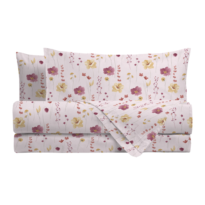 Completo Letto Matrimoniale Maribel Rosa