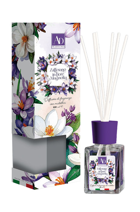 Diffusore con Bastoncini 100ml - 8 Fragranze