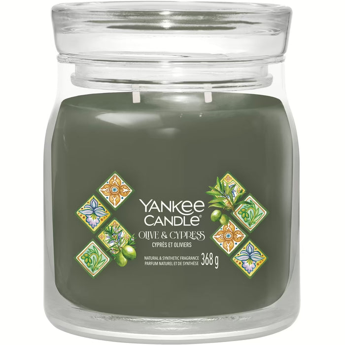 Yankee Candle Giara Media Olive & Cypress