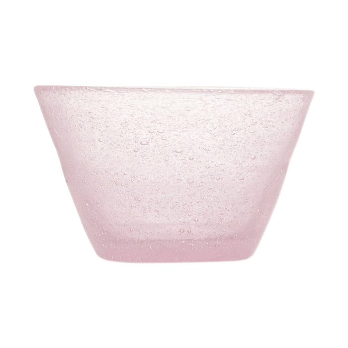 Bowl in Vetro Rosa