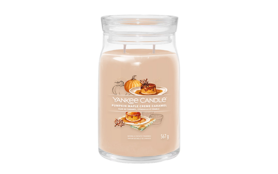 Yankee Candle Giara Grande Pumpkin Maple Crème Caramel