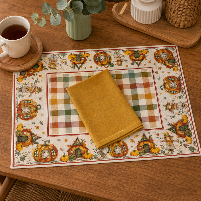 Set Tovaglietta Colazione + Tovagliolo ZUCCHE