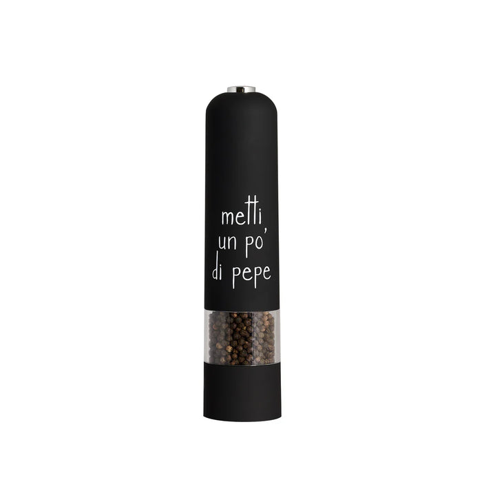 Macina Pepe Elettrico "Metti un pò di Pepe" Nero
