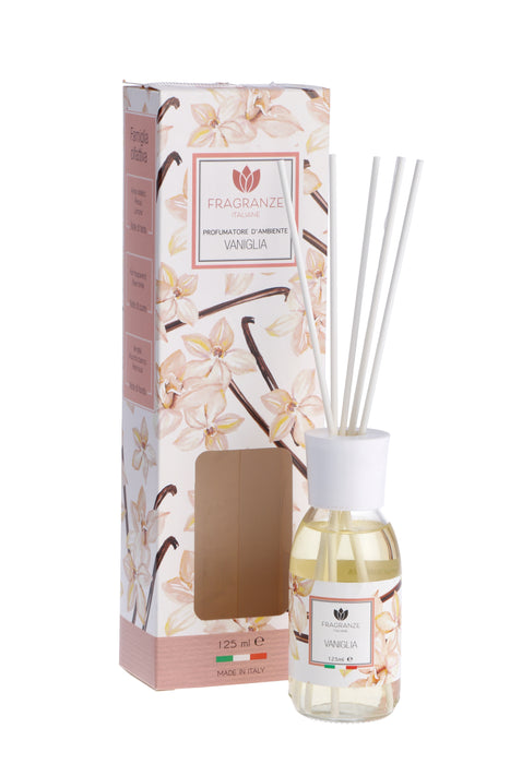Diffusore con Bastoncini 125ml - 6 Fragranze