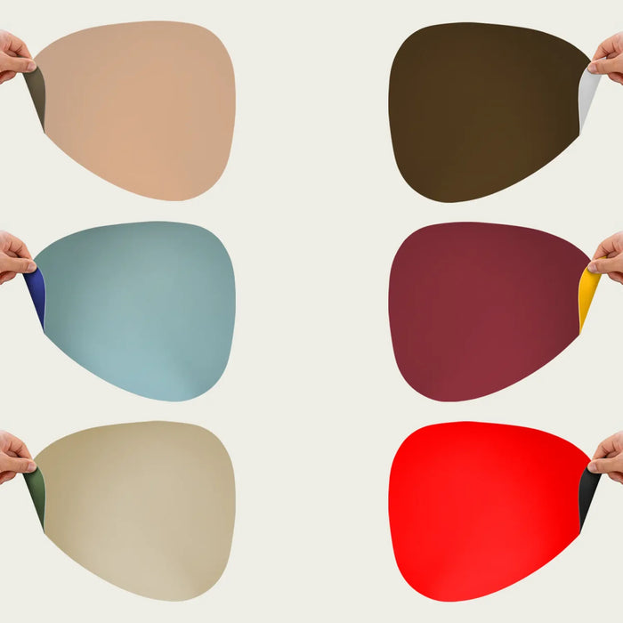 Tovaglietta Colazione in Similpelle Double-Face (6 Colori)