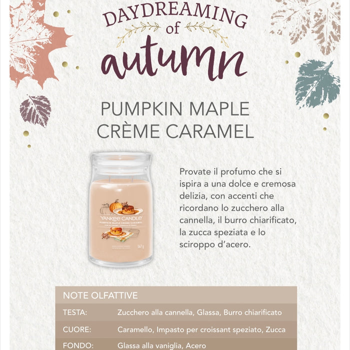 Yankee Candle Giara Media Pumpkin Maple Crème Cramel