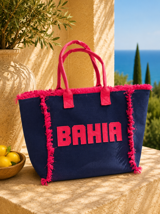 Borsa Mare in Tessuto con Maniglia 36x31x20cm