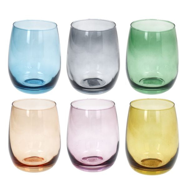 Set 6 Bicchieri in Vetro Tulip Rhapsody 400cc