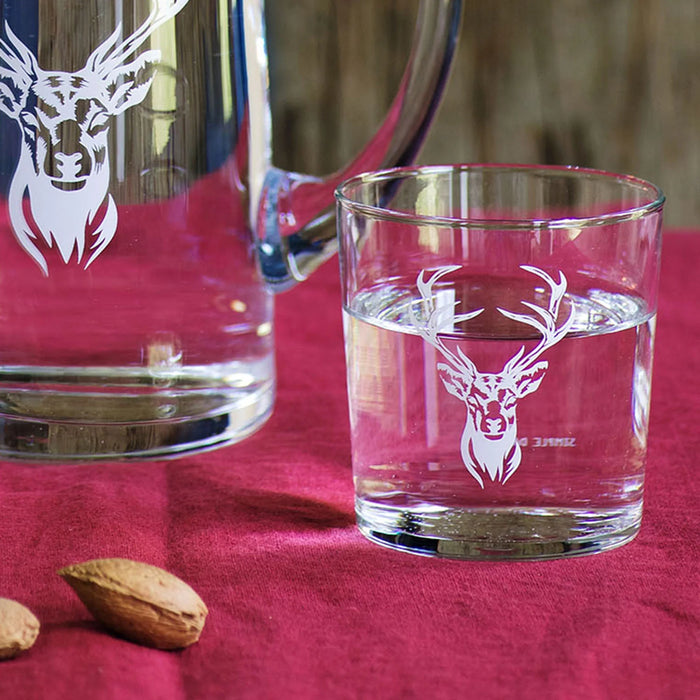 Bicchiere in Vetro "Cervo”