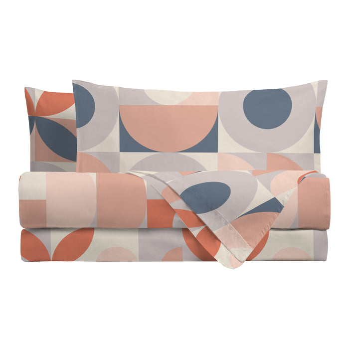 Completo Letto Domar Multicolor in Cotone Singolo