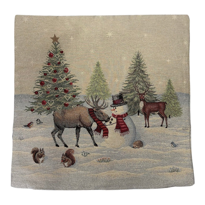 Federa Cuscino Natale 45x45cm Abete