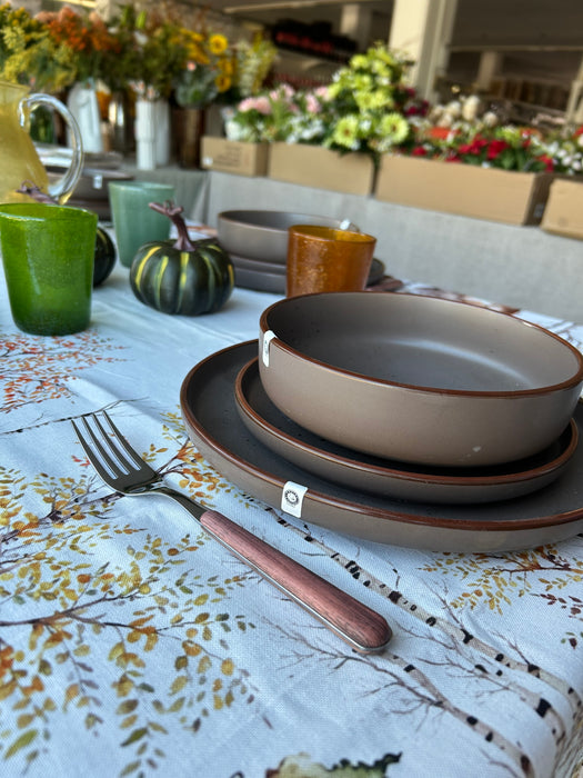 Servizio 18 Piatti Bruges Marrone