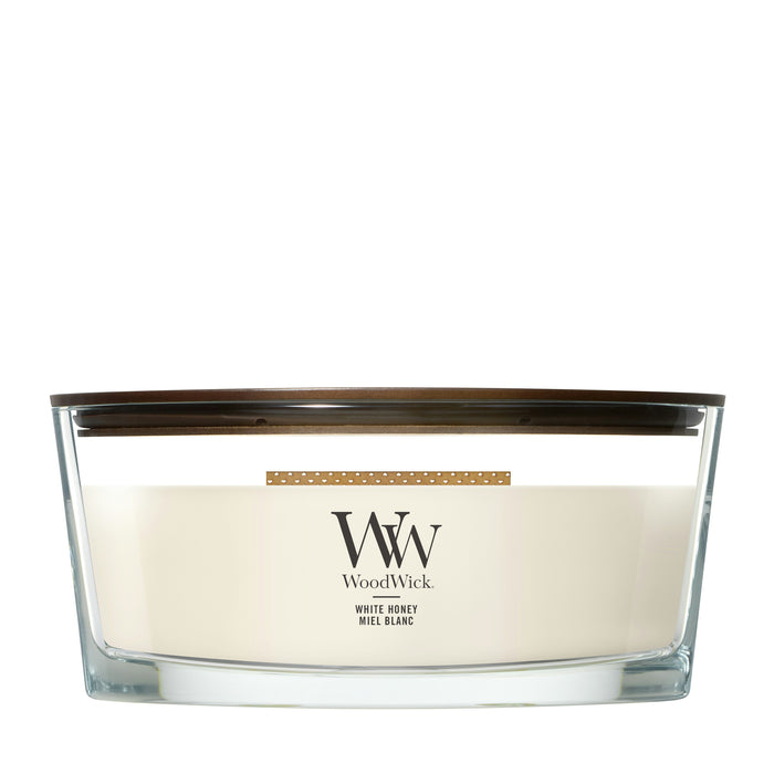 Woodwick Giara Ellipse White Honey