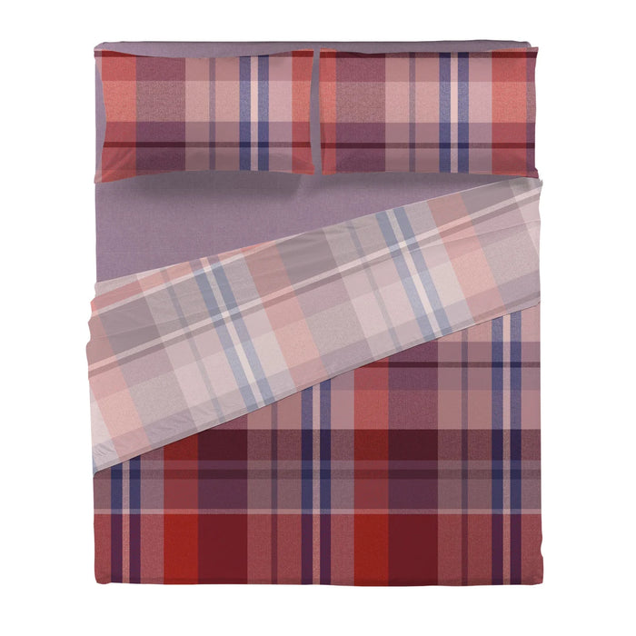 Completo Letto in Cotone Matrimoniale Ralph Viola