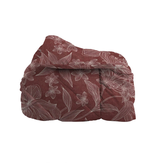 Trapunta Singolo Alina Burgundy