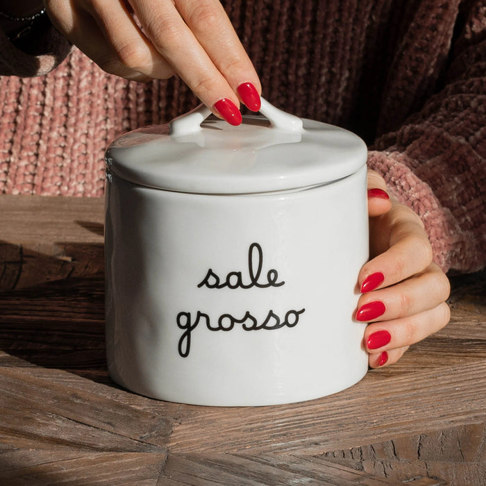 Barattolo in Gres "Sale Grosso"