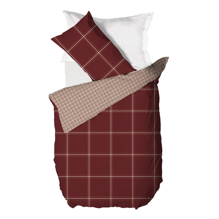 Copripiumino Singolo Mayson Burgundy