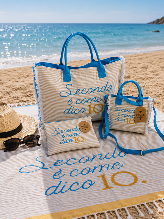 È Come Dico Io - Telo Mare, Pochette, Borsa Mare, Borsetta