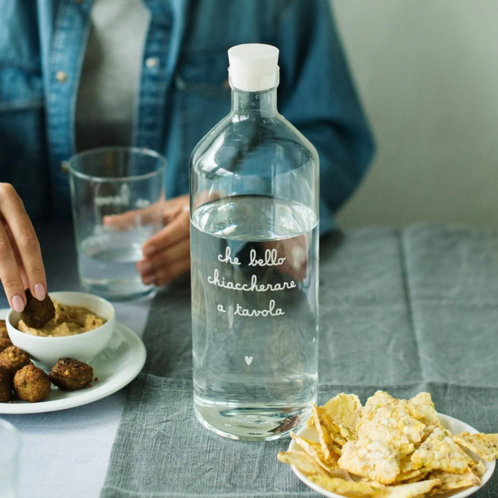 Bottiglia "Che Bello Chiacchierare a Tavola"