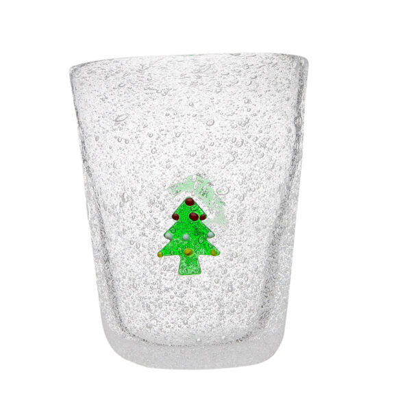 #SpecialeNatale Bicchiere in Vetro Memento 8 disegni