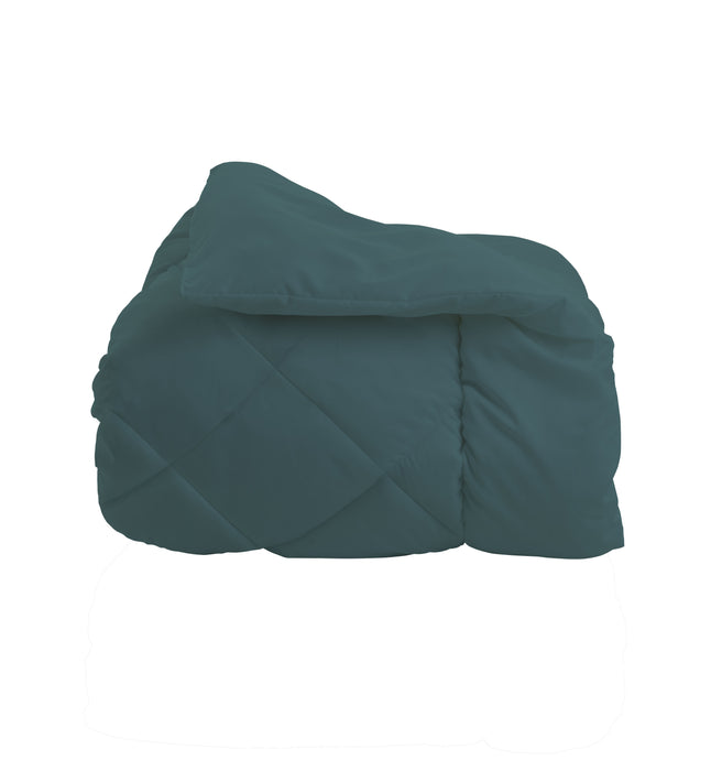 Trapunta Tinta Unita Petrolio Matrimoniale