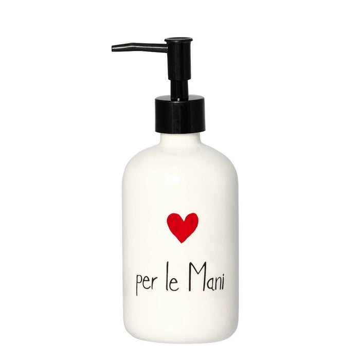 Dispenser in Gres "Per le Mani" Cuore
