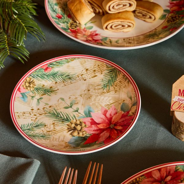 Servizio 18 Piatti Sinfonia di Natale