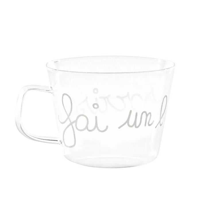 Set 2 Tazze 480ml Colazione "Fai un Bel Sorriso"