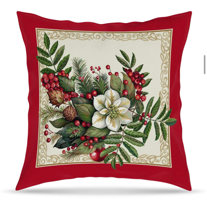 Federa Cuscino Natale 45x45cm Star