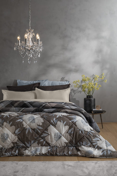 Trapunta Lynette Marrone Matrimoniale