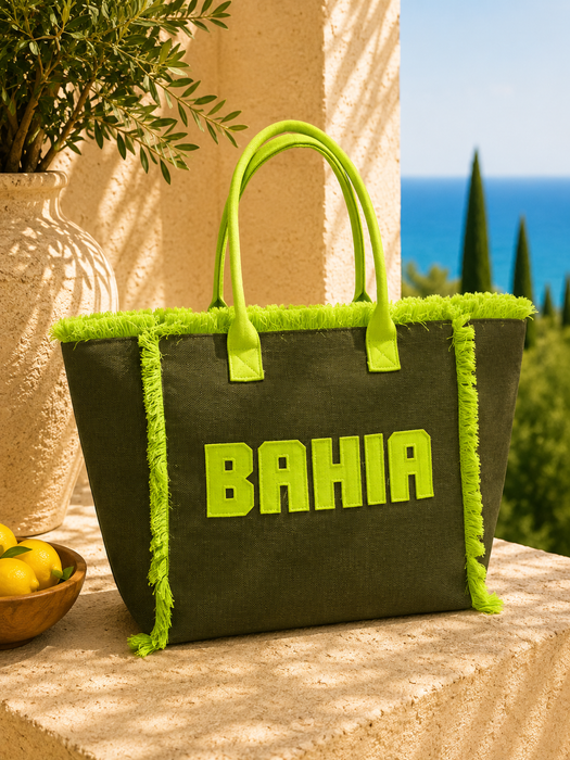 Borsa Mare in Tessuto con Maniglia 36x31x20cm