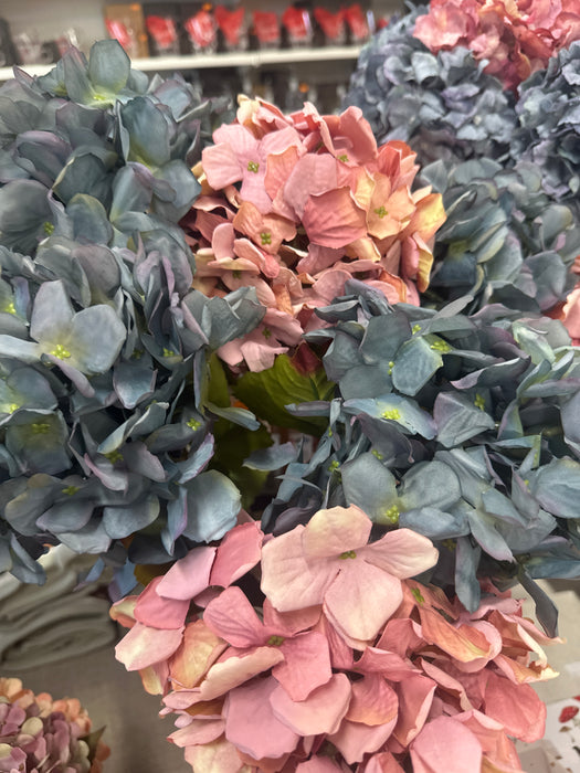 Ramo di Ortensia H. 60cm - 4 Colori