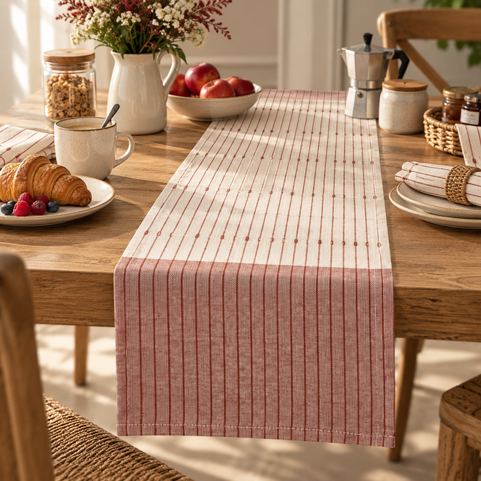 Runner 45x140cm Boho Red